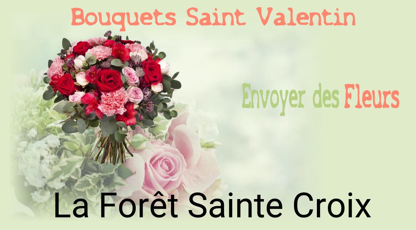Roses de Saint-Valentin livrées à La Forêt-Sainte-Croix